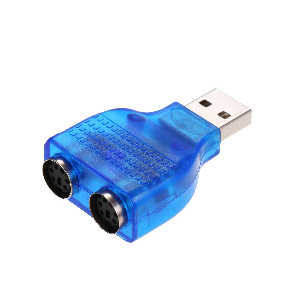 USB to Dual PS/2 Adapter USB A Male to PS2 Female Converter Splitter for Mouse Keyboard
USB to Dual PS/2 Adapter USB A Male to PS2 Female Converter Splitter for Mouse Keyboard