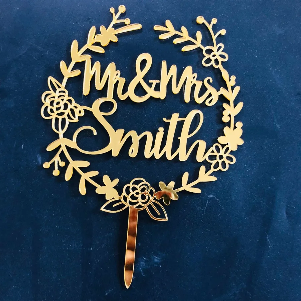 Customized Mr Mrs Wedding Cake Topper Mirror Gold Personalized Wedding Party Cake Decorations Cake Accessory Topper Supplies
Customized Mr Mrs Wedding Cake Topper Mirror Gold Personalized Wedding Party Cake Decorations Cake Accessory Topper Supplies
