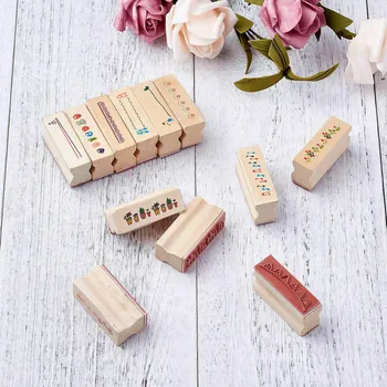 Pandahall about 12pcs 180mm Assorted Retangle Lace Wooden Stamp Sets Scrapbook DIY Jewelry Decoration Tool, 9x18x2.5cm
Pandahall about 12pcs 180mm Assorted Retangle Lace Wooden Stamp Sets Scrapbook DIY Jewelry Decoration Tool, 9x18x2.5cm