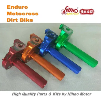 61 Motocross Parts Universal Racing throttle CNC Twist grip orange green blue red Enduro Kit Dirt bike spare cross for Kawasaki
61 Motocross Parts Universal Racing throttle CNC Twist grip orange green blue red Enduro Kit Dirt bike spare cross for Kawasaki
