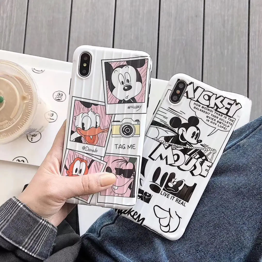 Fashion Mickey Mouse Curved Surface trunk Desgin Phone Case For iphone Xs MAX XR X 6 6s 7 8 plus Cartoon hard back cover
Fashion Mickey Mouse Curved Surface trunk Desgin Phone Case For iphone Xs MAX XR X 6 6s 7 8 plus Cartoon hard back cover
