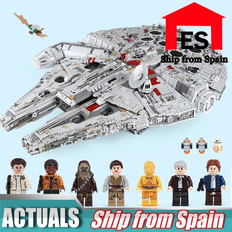 Star Wars 05132 Destroyer Millennium Model Building Block Bricks Educational Toys Compatible with Lego 75192
Star Wars 05132 Destroyer Millennium Model Building Block Bricks Educational Toys Compatible with Lego 75192