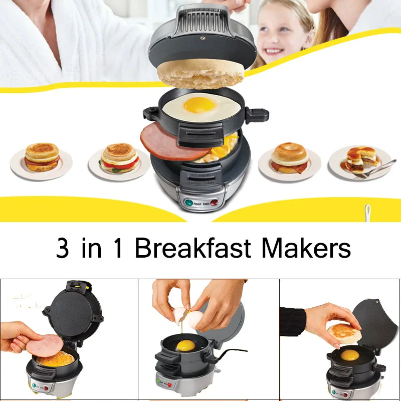 Multifunction 3 In 1 Breakfast Maker Electric Sandwich Hamburger Barbecue No-Stick Pan 220V 750W Mini Kitchen Cooking Tool
Multifunction 3 In 1 Breakfast Maker Electric Sandwich Hamburger Barbecue No-Stick Pan 220V 750W Mini Kitchen Cooking Tool