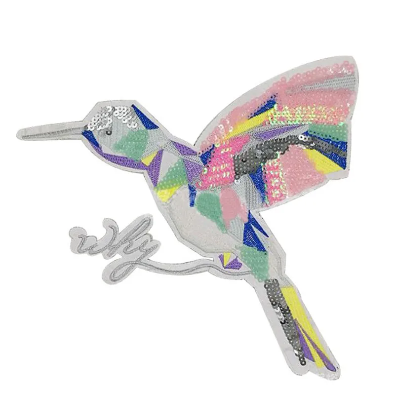 Clothing Women Shirt Top Diy Largr Patch Fly bird Sequins deal with it T-shirt girls Patches for clothes boy Cute 3D Stickers
Clothing Women Shirt Top Diy Largr Patch Fly bird Sequins deal with it T-shirt girls Patches for clothes boy Cute 3D Stickers