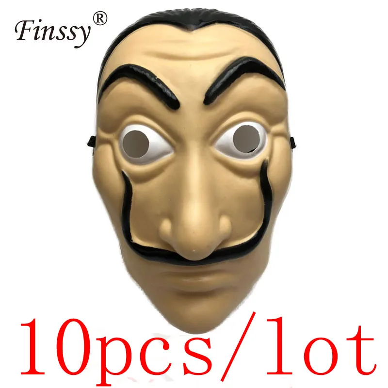 10pcs/lot Hard Green Plastic Mask Paper House La Casa De Papel Cosplay Halloween Masquerade Carnival Decoration Props
10pcs/lot Hard Green Plastic Mask Paper House La Casa De Papel Cosplay Halloween Masquerade Carnival Decoration Props
