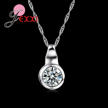 Trendy Fashion Simple 925 Sterling Silver Big Zirconia CZ Circle Drop Necklace For Women Best Gift Elegant Jewelry
Trendy Fashion Simple 925 Sterling Silver Big Zirconia CZ Circle Drop Necklace For Women Best Gift Elegant Jewelry