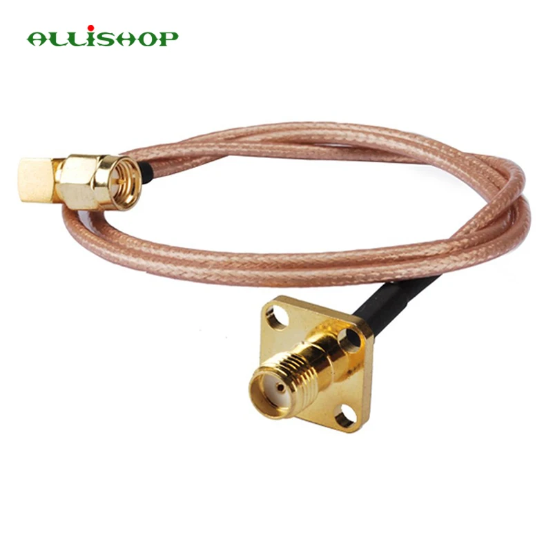 Rf Sma Female Panel Mount to Sma Male Right Angle Connector Coaxial Flexible Cable Rg316 PCB 50 ohm for Wireless Antenna
Rf Sma Female Panel Mount to Sma Male Right Angle Connector Coaxial Flexible Cable Rg316 PCB 50 ohm for Wireless Antenna