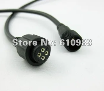 (10 sets\lot) 4 Pin Waterproof Connector Cable Black LED Light Strips 4x0.12 SQMM 45cm
(10 sets\lot) 4 Pin Waterproof Connector Cable Black LED Light Strips 4x0.12 SQMM 45cm