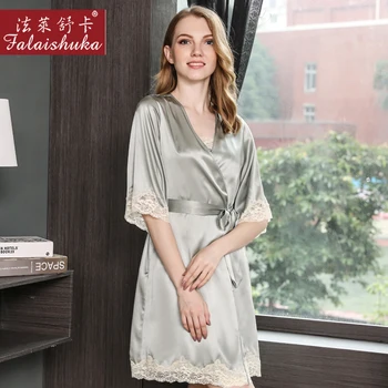 Silk Stain Lace Robe Gown Sets 2019 Women Green Sexy Sleepwear Robe Dress Two Piece Set Nightwear Sleepwear Homewear Summer
Silk Stain Lace Robe Gown Sets 2019 Women Green Sexy Sleepwear Robe Dress Two Piece Set Nightwear Sleepwear Homewear Summer
