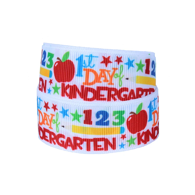 FLRA Ribbon Kids happy kindergarten day design 50 yards cheer grosgrain ribbon for school kids DIY
FLRA Ribbon Kids happy kindergarten day design 50 yards cheer grosgrain ribbon for school kids DIY