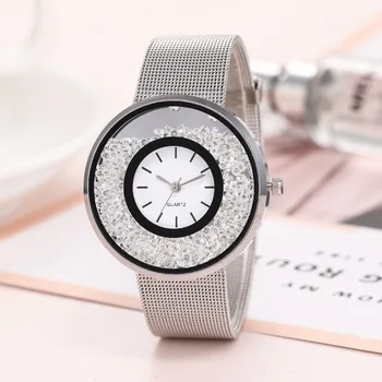 Drill Rolling Dial Feminino Best Selling Ladies' Steel Band Watch 2019 Direct Selling Rose Gold Watches Fashion Quartz Clock
Drill Rolling Dial Feminino Best Selling Ladies' Steel Band Watch 2019 Direct Selling Rose Gold Watches Fashion Quartz Clock