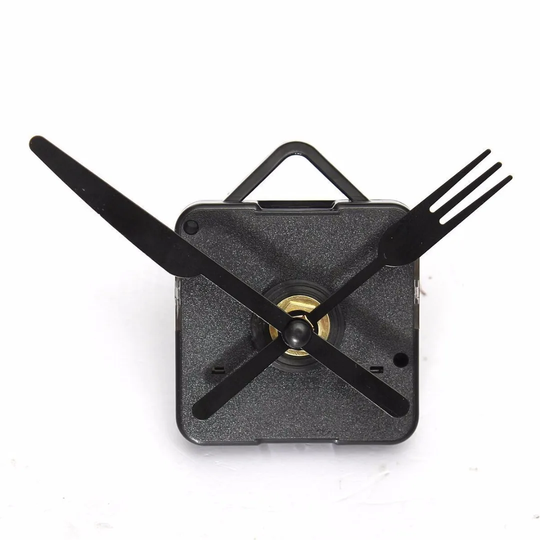 Shellhard DIY Clock Mechanism Movement Classic Hanging Black Quartz Watch Wall Clock Parts Repair Replacement Essential Tools