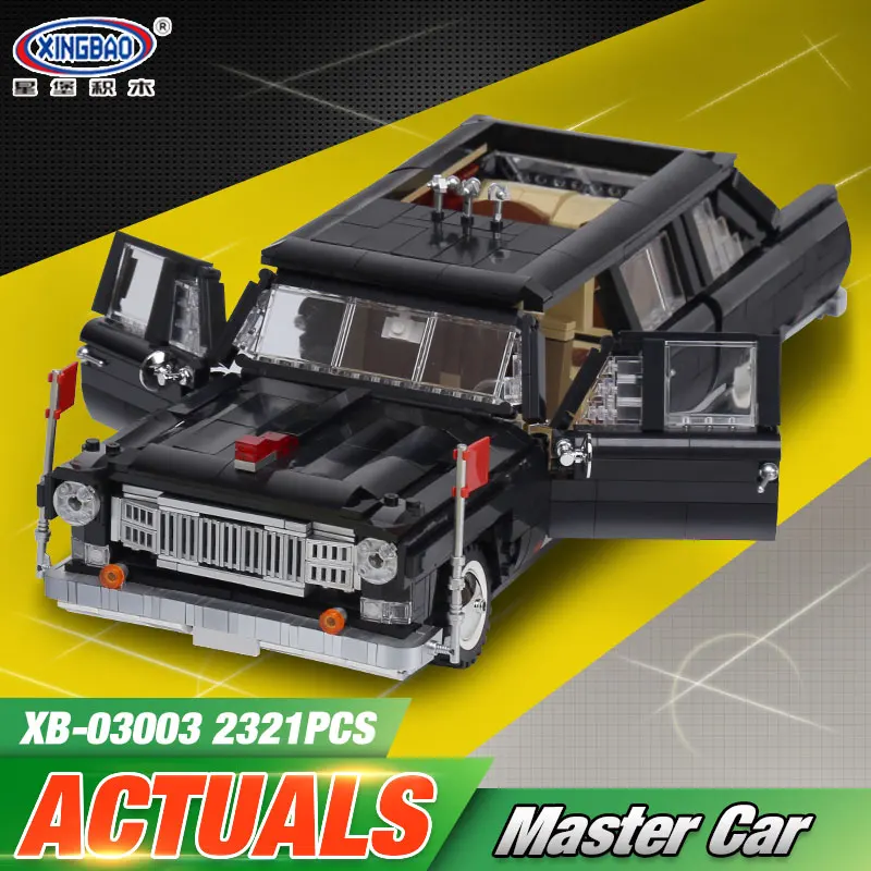 XingBao 03003 2327Pcs NEW Genuine Creative MOC Technic Series The HongQi Master Car Set Building Blocks Bricks Toys Model Gifts 
XingBao 03003 2327Pcs NEW Genuine Creative MOC Technic Series The HongQi Master Car Set Building Blocks Bricks Toys Model Gifts
