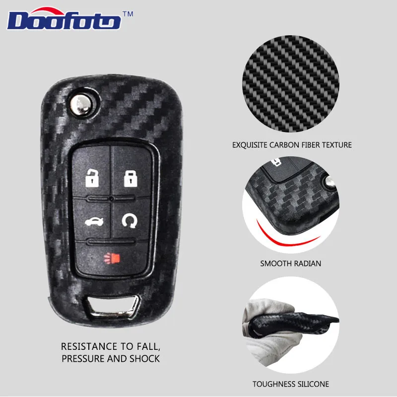 Carbon fiber key cover for CHEVROLET (2)