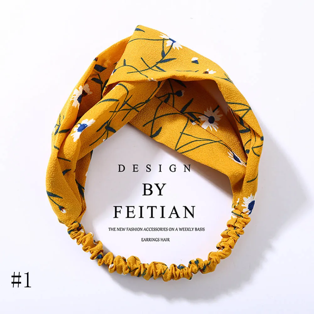 Korean Style Summer Lovely Women Hair Accessories Turban Twist Cross Girl Floral Printed Elastic Knotted Headwear
Korean Style Summer Lovely Women Hair Accessories Turban Twist Cross Girl Floral Printed Elastic Knotted Headwear
