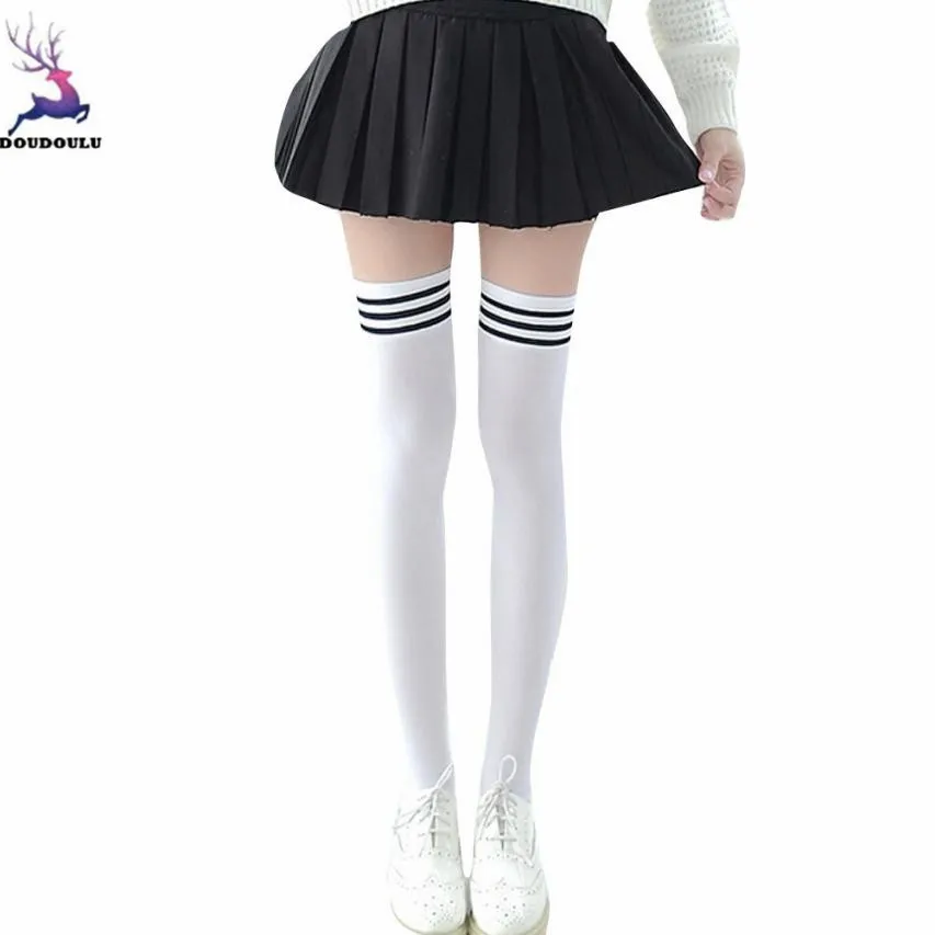 DOUDOULU 1 Pair Thigh High Over Knee High Socks Girls Womens New Comfortable and lovely college wind stockings Dropship # WM
DOUDOULU 1 Pair Thigh High Over Knee High Socks Girls Womens New Comfortable and lovely college wind stockings Dropship # WM