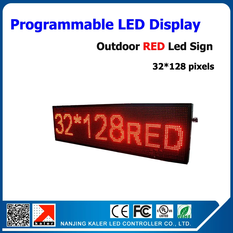 Waterproof led screen programmable 54*16'' led display advertising screen p10 red programmable led signs outdoor led display
Waterproof led screen programmable 54*16'' led display advertising screen p10 red programmable led signs outdoor led display
