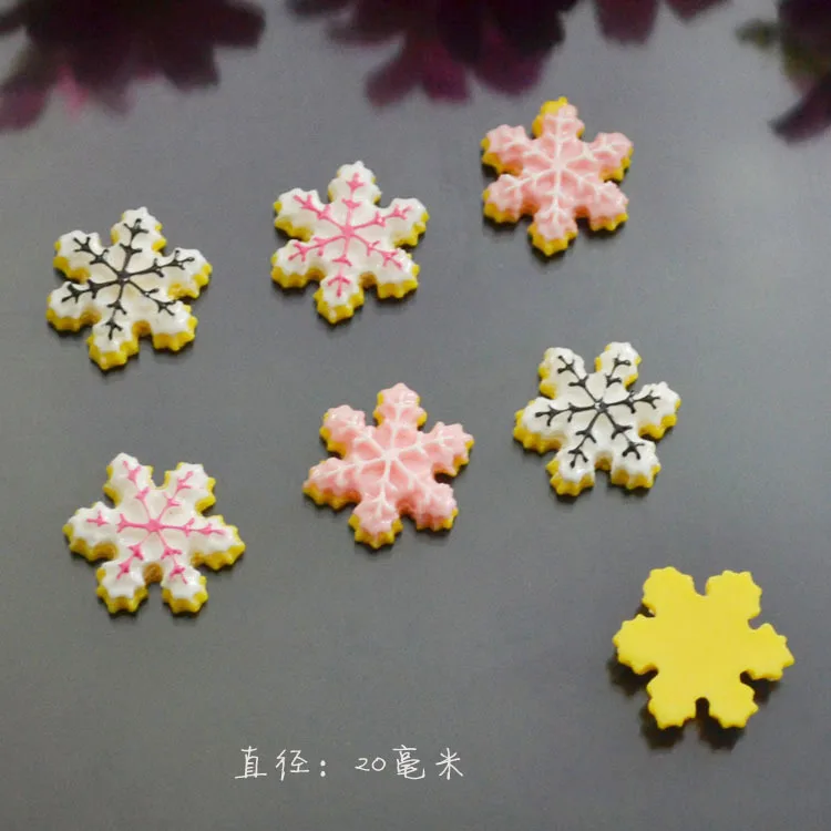 100pcs/lot Flat back resin snowflake cookie cartoon 20mm Cabochons Scrapbooking Hair Bow Center Card Frame Making Craft DIY
100pcs/lot Flat back resin snowflake cookie cartoon 20mm Cabochons Scrapbooking Hair Bow Center Card Frame Making Craft DIY