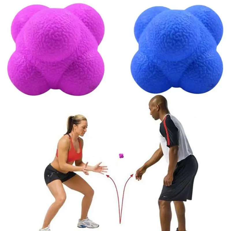 2 Colors Silicone Hexagonal Ball Solid Fitness Agility Coordination Reflex Exercise Workout equipment Training Reaction Ball
2 Colors Silicone Hexagonal Ball Solid Fitness Agility Coordination Reflex Exercise Workout equipment Training Reaction Ball