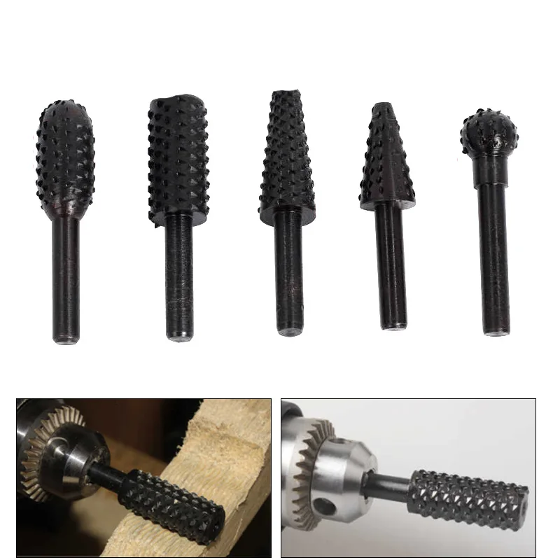 5Pcs 6mm Shank Steel Woodworking Rasps Chisel Shaped rotating embossed Grinding Head Power Cutter Milling Engraving Rotary Tool
5Pcs 6mm Shank Steel Woodworking Rasps Chisel Shaped rotating embossed Grinding Head Power Cutter Milling Engraving Rotary Tool