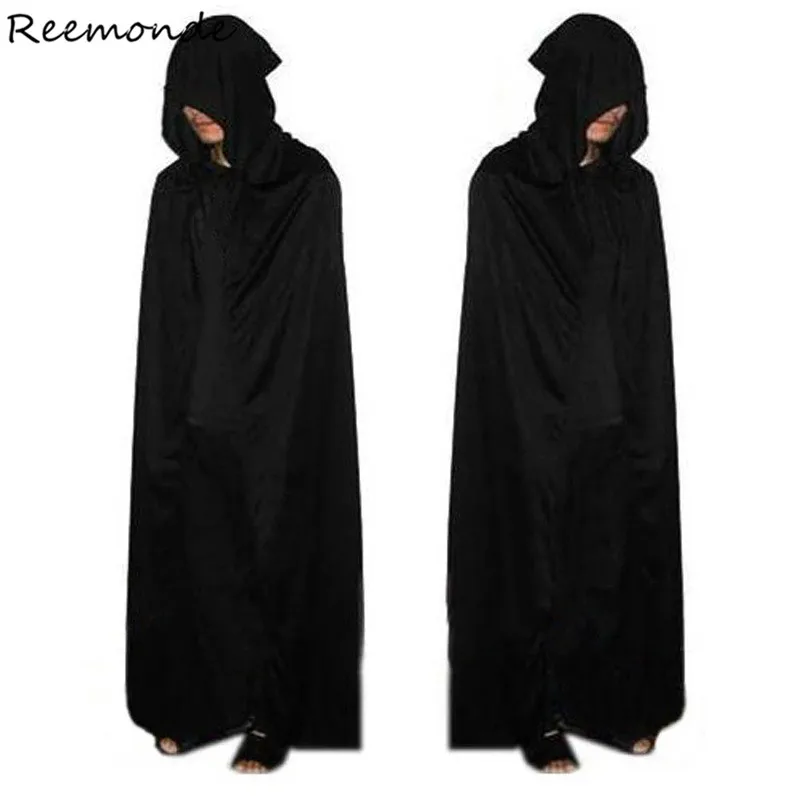 Adult Long Black Hooded Vampire Dress Robes Set Cloaks Cosplay Costumes Witch Capes Death Gothic Heroic Men Halloween
Adult Long Black Hooded Vampire Dress Robes Set Cloaks Cosplay Costumes Witch Capes Death Gothic Heroic Men Halloween