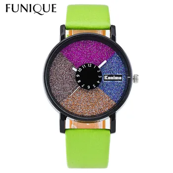 FUNIQUE Color Disc Leather Student Watch PU Leather Ladies Watch Dress Clock Calendar Relojes feminino Wristwatch Dropshipping
FUNIQUE Color Disc Leather Student Watch PU Leather Ladies Watch Dress Clock Calendar Relojes feminino Wristwatch Dropshipping