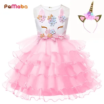 PaMaBa Cute Baby Girls Unicorn Ruffled Tutu Dresses Kids Summer Clothes Princess Birthday Party Frock with Unicorn Horn Headband
PaMaBa Cute Baby Girls Unicorn Ruffled Tutu Dresses Kids Summer Clothes Princess Birthday Party Frock with Unicorn Horn Headband