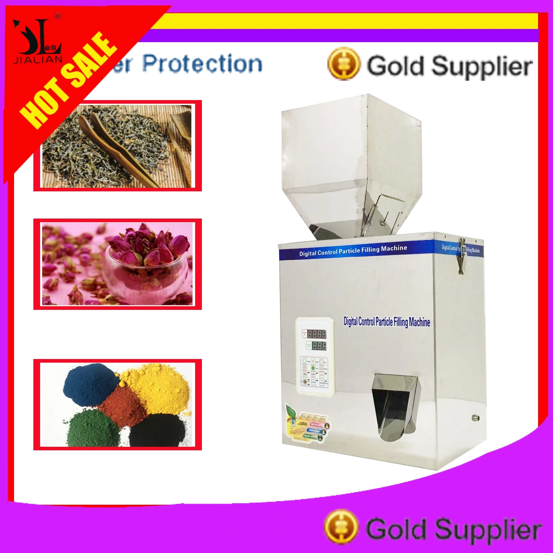 500model Scale Herb Filling And Weighing Machine Tea Leaf Grain Medicine Seed Salt Rice Packing Particle Filler Free Shipping
500model Scale Herb Filling And Weighing Machine Tea Leaf Grain Medicine Seed Salt Rice Packing Particle Filler Free Shipping