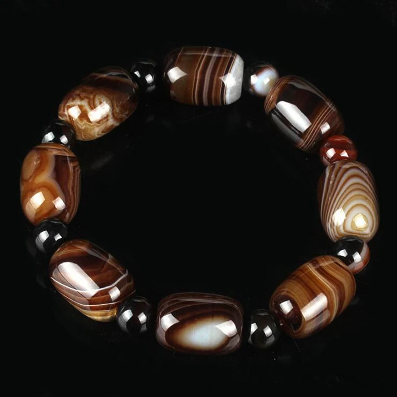 Wholesale natural Sardonyx stone barrel Bead Bracelet men Passepartout transport Beads Bracelet Gift
Wholesale natural Sardonyx stone barrel Bead Bracelet men Passepartout transport Beads Bracelet Gift