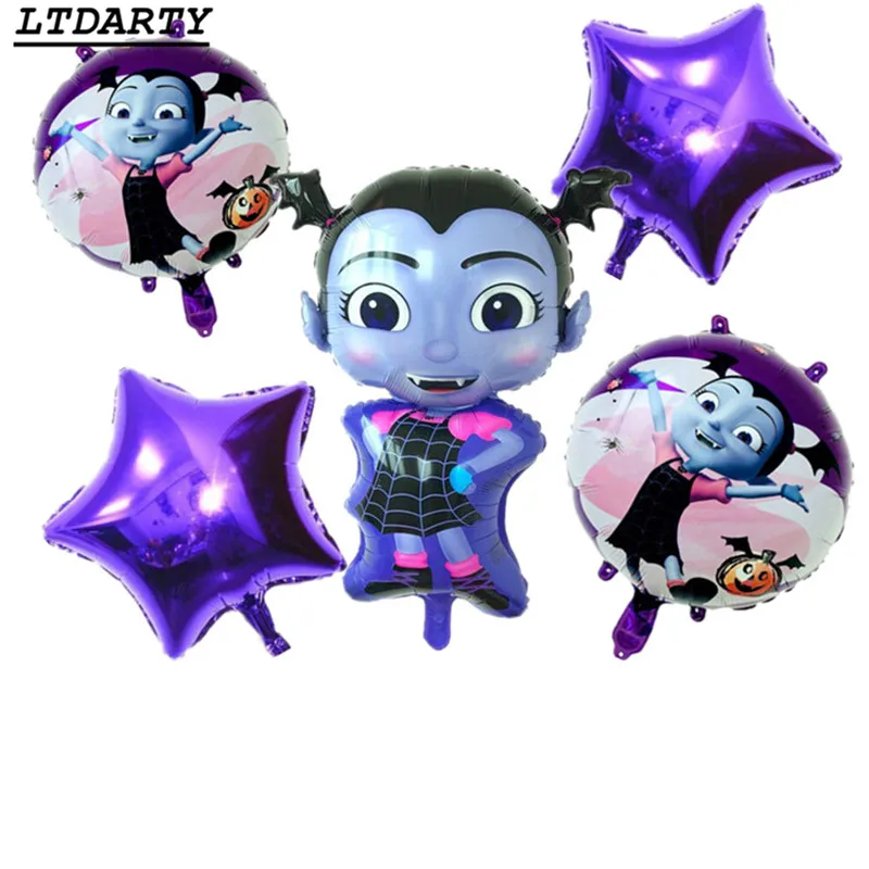 5pcs Vampire Girl Pentagram Witch Helium Foil Balloons Children Toys Globos Halloween Party vampirina Balloon Decor
5pcs Vampire Girl Pentagram Witch Helium Foil Balloons Children Toys Globos Halloween Party vampirina Balloon Decor