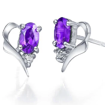 Qi Xuan_Fashion Jewelry_elegnat Purple Stone Little Stud Earrings_S925 Solid Silver Fashion Earrings_Factory Directly Sales
Qi Xuan_Fashion Jewelry_elegnat Purple Stone Little Stud Earrings_S925 Solid Silver Fashion Earrings_Factory Directly Sales