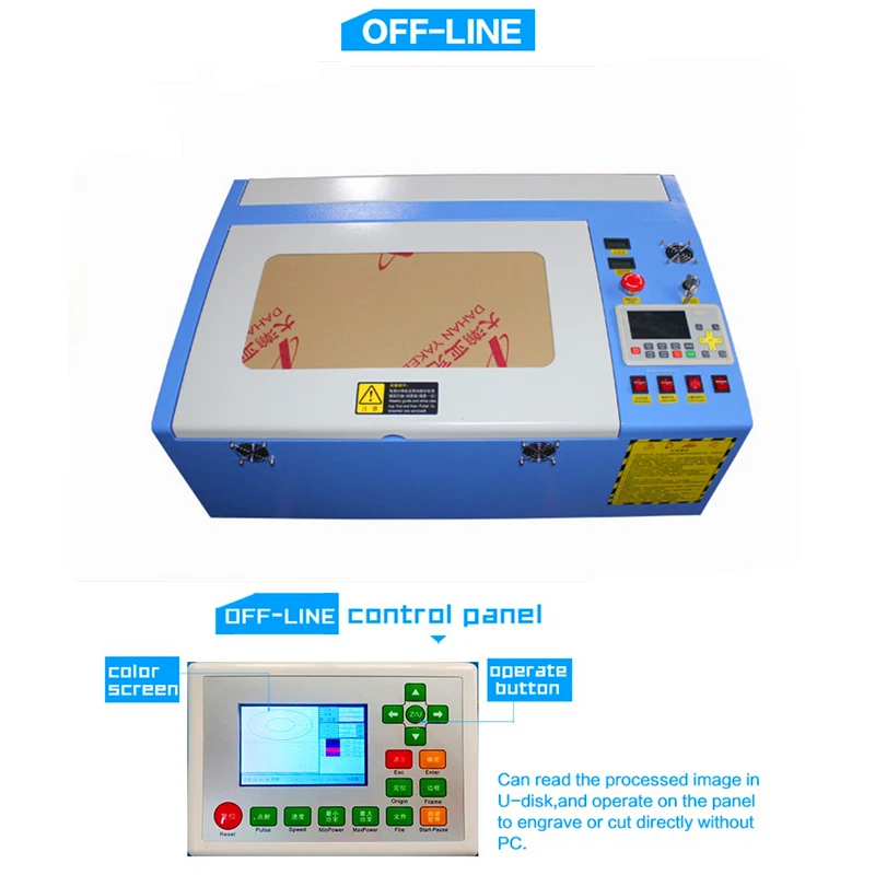 Free shipping 3040 50W color touch screen Ruida laser cutting machine HF-3040 co2 50w automatic cloth cutting machine
Free shipping 3040 50W color touch screen Ruida laser cutting machine HF-3040 co2 50w automatic cloth cutting machine