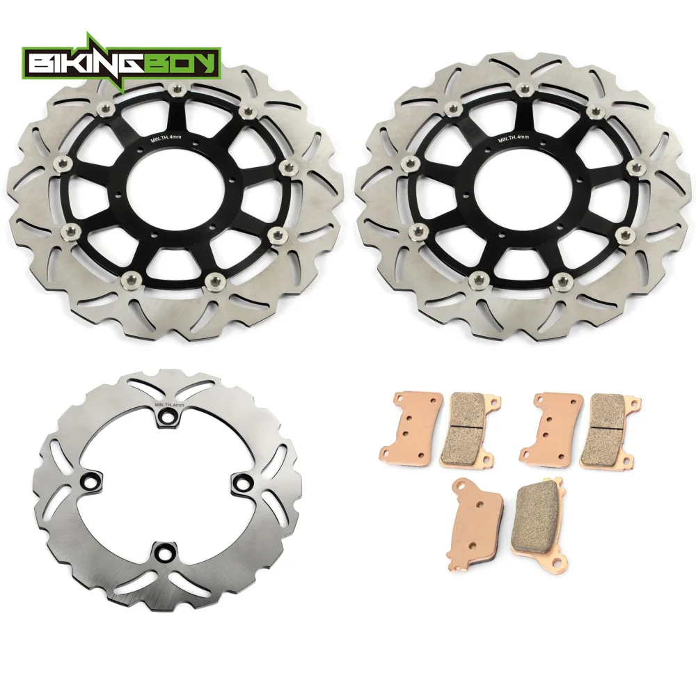 BIKINGBOY Motorcycle Front Rear Brake Disk Rotor Pad for Honda CBR1000RR RR6,RR7 SC57 CBR 1000 RR 2006 2007 Full Set Black Gold
BIKINGBOY Motorcycle Front Rear Brake Disk Rotor Pad for Honda CBR1000RR RR6,RR7 SC57 CBR 1000 RR 2006 2007 Full Set Black Gold