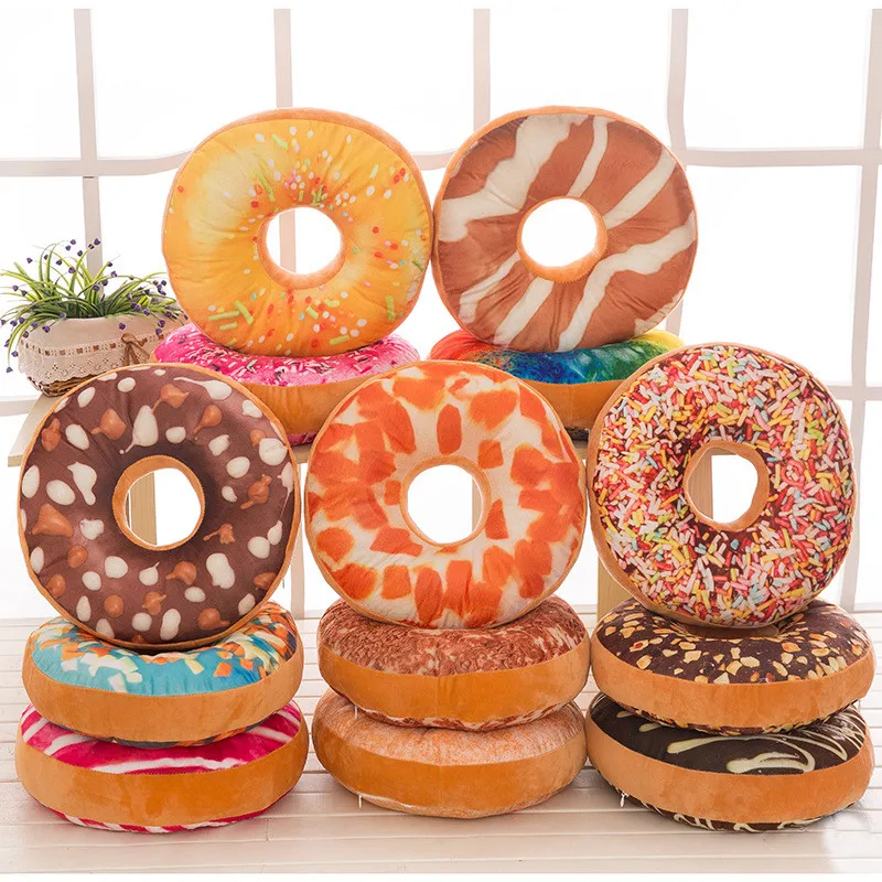 3D Donut Cushion Sponge Pillows Round Soft Plush Chair Seat Cushion Pillow Home Office Car Decorative Pillows Toy Gift 40 cm
3D Donut Cushion Sponge Pillows Round Soft Plush Chair Seat Cushion Pillow Home Office Car Decorative Pillows Toy Gift 40 cm