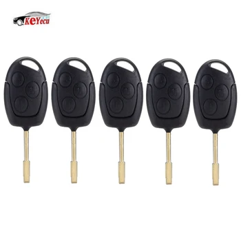 KEYECU 5Pcs Smart Car Remote Key 3 Button+New Transponder 4D60 Glass Chip for Ford Focus 2001-2002 Mondeo 2001-2007 Fiesta C-max
KEYECU 5Pcs Smart Car Remote Key 3 Button+New Transponder 4D60 Glass Chip for Ford Focus 2001-2002 Mondeo 2001-2007 Fiesta C-max