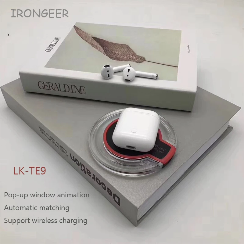 LK-TE9 Bluetooth 5.0 Touch Wireless Bluetooth Headset Listening Phone Smart Headset Wireless Charging Headphones Popup Animation
LK-TE9 Bluetooth 5.0 Touch Wireless Bluetooth Headset Listening Phone Smart Headset Wireless Charging Headphones Popup Animation