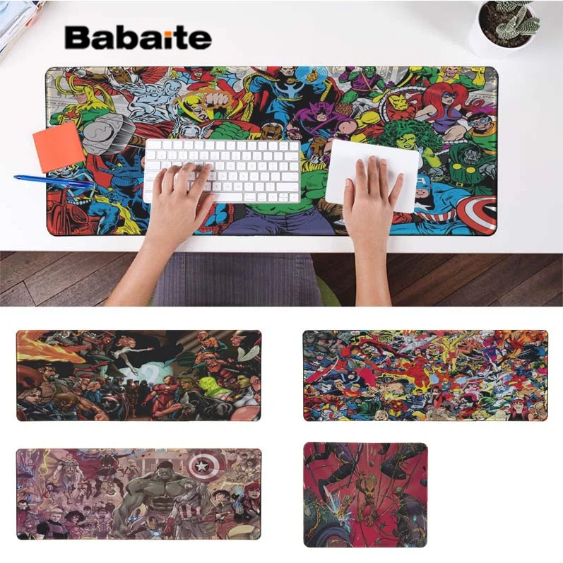 Babaite Printed Marvel Comics Universe Customized MousePads Computer Laptop Anime Mouse Mat Rubber PC Computer Gaming mousepad
Babaite Printed Marvel Comics Universe Customized MousePads Computer Laptop Anime Mouse Mat Rubber PC Computer Gaming mousepad