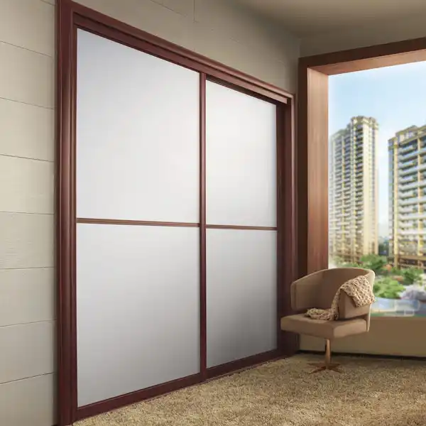 New Design Modern Bedroom Sliding Wooden Wardrobe Yg11431
