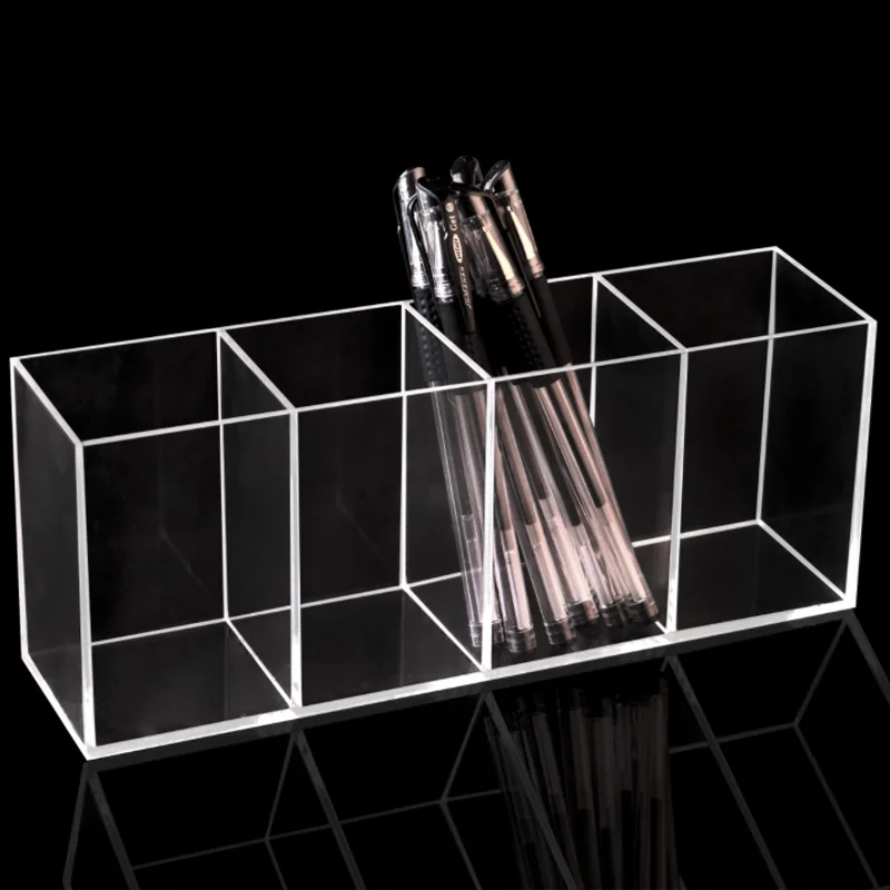 Acrylic Pen Holder Marker Storage Stationery Shop 4 Slot Makeup Brush Storage Box Clear Pen Pencil Standing Display Cosmetic Box
Acrylic Pen Holder Marker Storage Stationery Shop 4 Slot Makeup Brush Storage Box Clear Pen Pencil Standing Display Cosmetic Box
