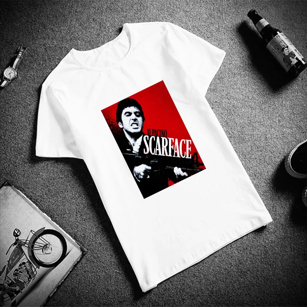 Fashion Short Sleeve T Shirt Men Scarface Printed 100% Cotton Top Tees Men O Neck T-Shirt Unisex TShirt
Fashion Short Sleeve T Shirt Men Scarface Printed 100% Cotton Top Tees Men O Neck T-Shirt Unisex TShirt