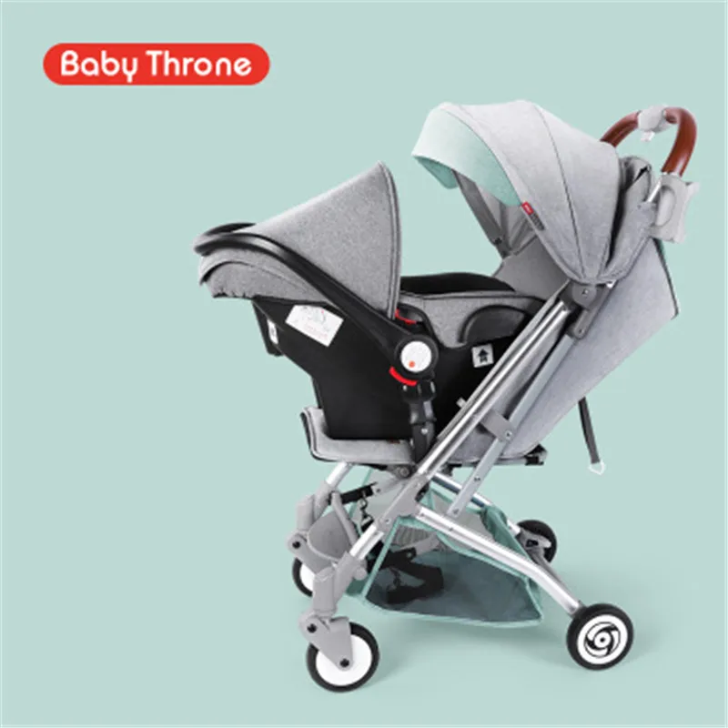 

4 in 1 Portable Baby Stroller Infant Car Seat Safety Chair Basket Baby Cradle Carriage Pram Buggy for Travelling