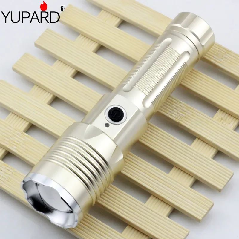 YUPARD XM-L T6 1000Lumens led Torch Zoomable LED Flashlight Torch light For 3xAAA or 1x18650 26650 Free shipping
YUPARD XM-L T6 1000Lumens led Torch Zoomable LED Flashlight Torch light For 3xAAA or 1x18650 26650 Free shipping