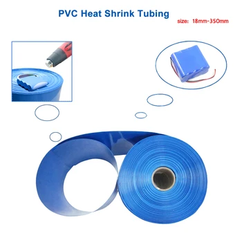 2M PVC Heat shrink tube 18-350mm blue shrink wrapping heat shrinkable tube 18650 battery insulation Heat shrinkage Cable Sleeve
2M PVC Heat shrink tube 18-350mm blue shrink wrapping heat shrinkable tube 18650 battery insulation Heat shrinkage Cable Sleeve