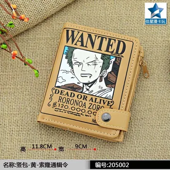Anime One Piece PU Short Zero Wallet/the WANTED Roronoa Zoro Coin Purse with Interior Zipper Pocket
Anime One Piece PU Short Zero Wallet/the WANTED Roronoa Zoro Coin Purse with Interior Zipper Pocket
