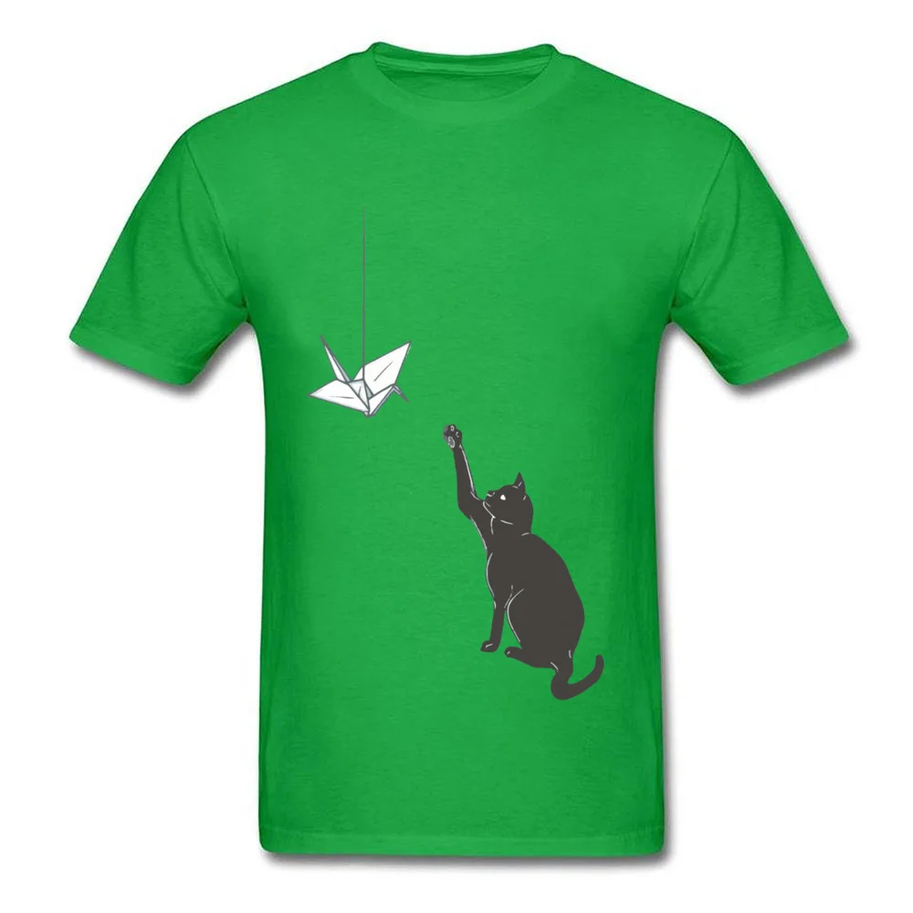Origami cat_green