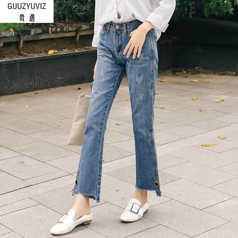 GUUZYUVIZ Autumn Casual Fashion Jeans Woman Plus Size High Waist Baggy Pants 2018 Boyfriend Jeans For Women
GUUZYUVIZ Autumn Casual Fashion Jeans Woman Plus Size High Waist Baggy Pants 2018 Boyfriend Jeans For Women