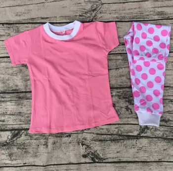 cheap price valentine pink blank white Easter dot print kids sleepwear cotton children pajamas custom
cheap price valentine pink blank white Easter dot print kids sleepwear cotton children pajamas custom