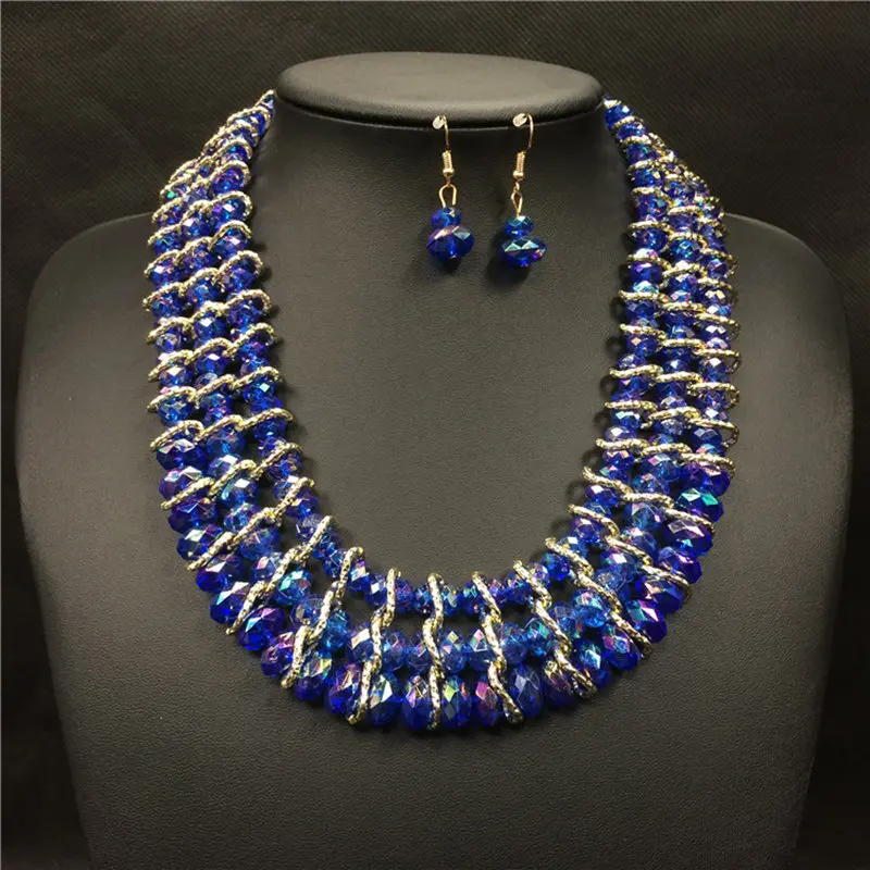 Multilayer Acrylic Beads Bib Necklace Women Chokers Necklaces Earrings Jewelry Sets YaoXi
Multilayer Acrylic Beads Bib Necklace Women Chokers Necklaces Earrings Jewelry Sets YaoXi