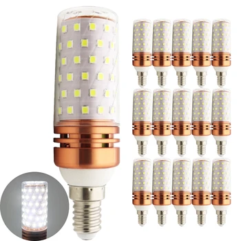 15X SMD 2835 Lampada LED Lamp E14 220V Corn Light LED Bulbs Chandelier Candle Luz 84 LEDs 10W 1000 Lumens
15X SMD 2835 Lampada LED Lamp E14 220V Corn Light LED Bulbs Chandelier Candle Luz 84 LEDs 10W 1000 Lumens