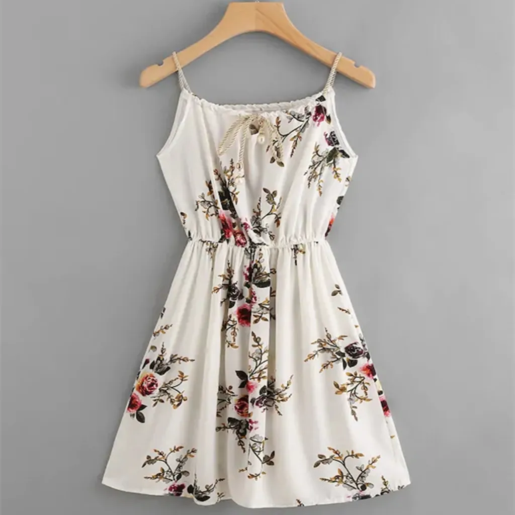 2019 Hot Summer New Print Round Neck Sleeveless Waist Women Dress Holiday Beach Drop Shopping Vestido de dama Wd4
2019 Hot Summer New Print Round Neck Sleeveless Waist Women Dress Holiday Beach Drop Shopping Vestido de dama Wd4